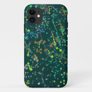 Action Painting Splatter Art iPhone 11 Case