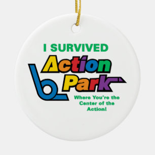 Action Park Survivor Ceramic Ornament