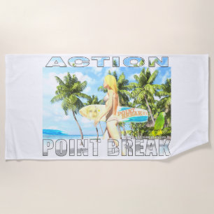 Action - Point Break 01 Beach Towel