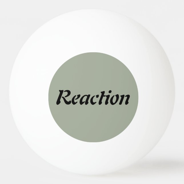 Action / Reaction - Ping Pong Ball (Back)