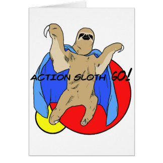 Action Sloth Coloured