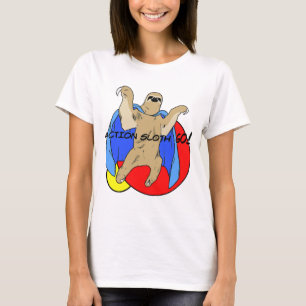 Action Sloth Coloured T-Shirt