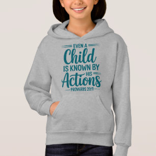 Action Speaks Kids Hoodie Design