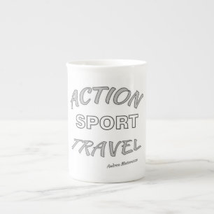 Action Sport Travel Bone China Mug