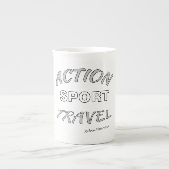 Action Sport Travel Bone China Mug (Front)