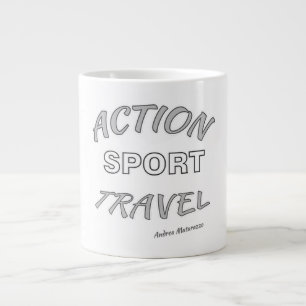 Action Sport Travel Large Coffee Mug