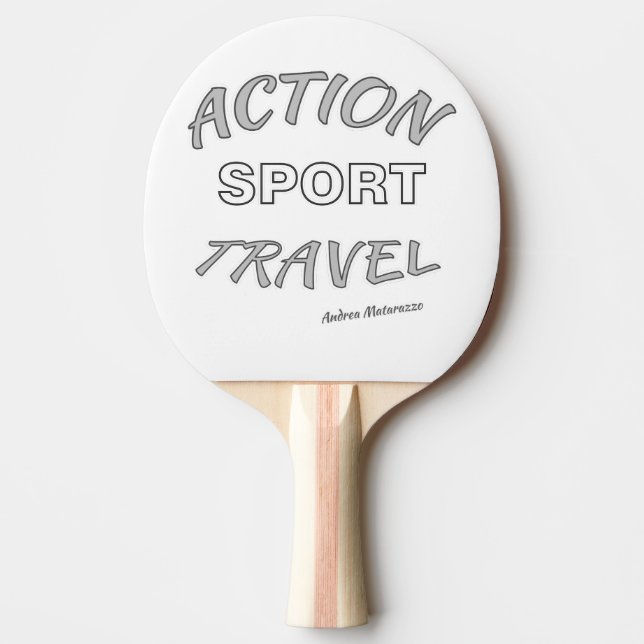 Action Sport Travel Ping Pong Paddle (Front)
