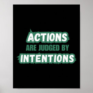 Actions Are Judged  Poster