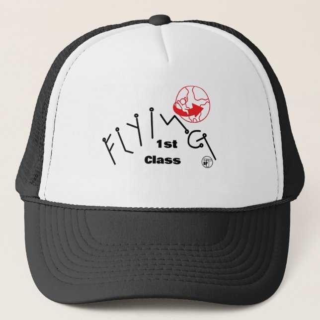 Actions by Elfabetz - Flying 1st Class Trucker Hat (Front)