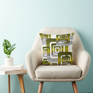 Activate My Heart Pattern Silver Cushion