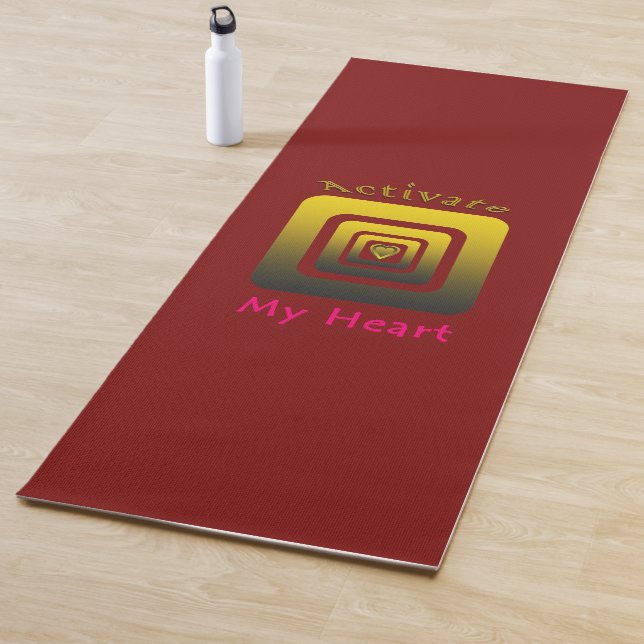 Activate My Heart Yoga Mat (In Situ)