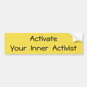 Activate - T-shirt Bumper Sticker