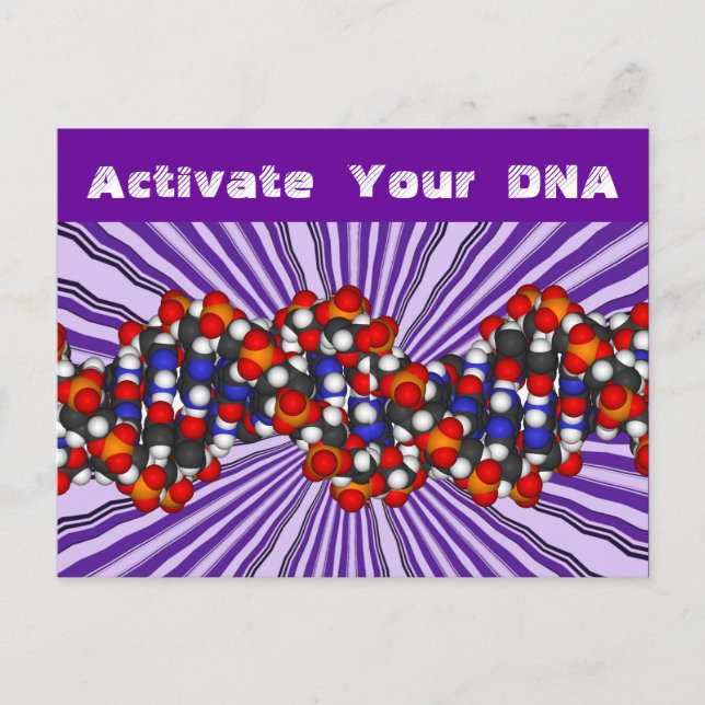 Activate  your  DNA  postcard (Front)
