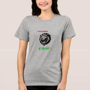 Activated - Lion King Birthday T-Shirt. Tri-Blend Shirt