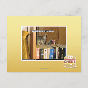 Activating Secret Room Door Postcard