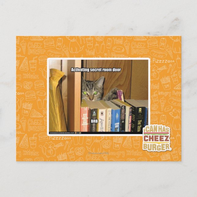 Activating Secret Room Door Postcard (Front)