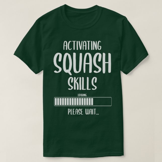 Activating Squash Skills T-Shirt (Design Front)