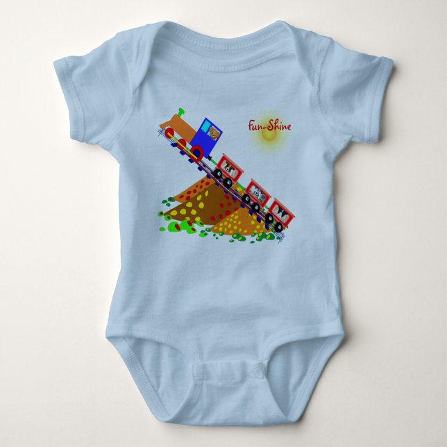 Active Child Fun  Baby Bodysuit (Front)