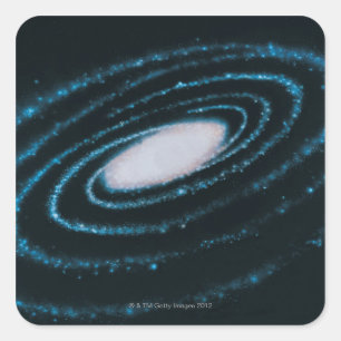Active Galaxies Square Sticker