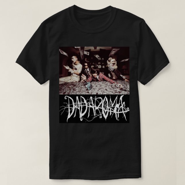 Active Horror Makeup Style Experience Dadaroma Dad T-Shirt (Design Front)