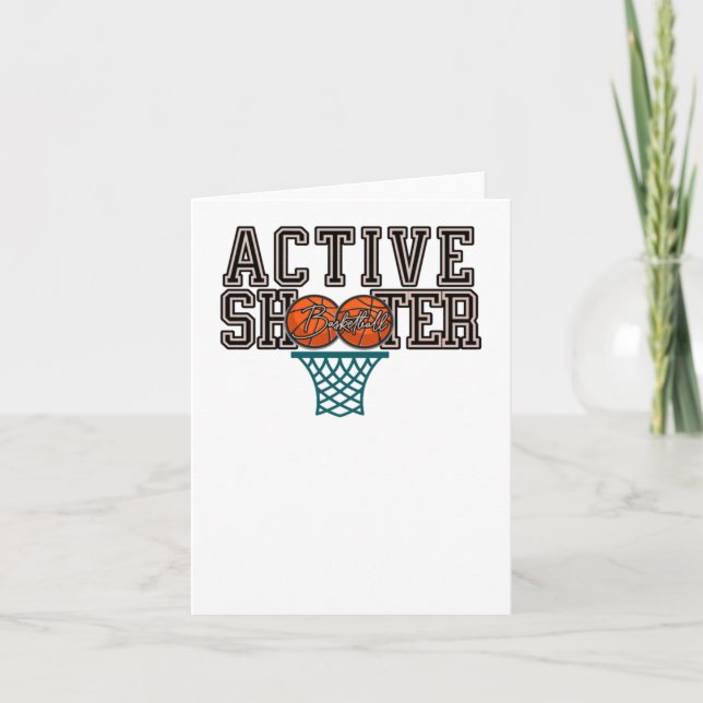 Active Shooter Basketball. 1  Card (Front)