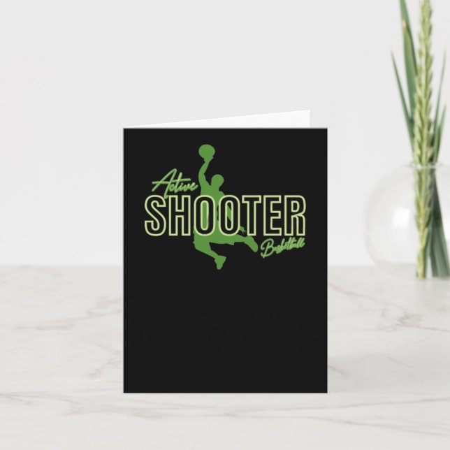 Active Shooter Basketball. 2  Card (Front)