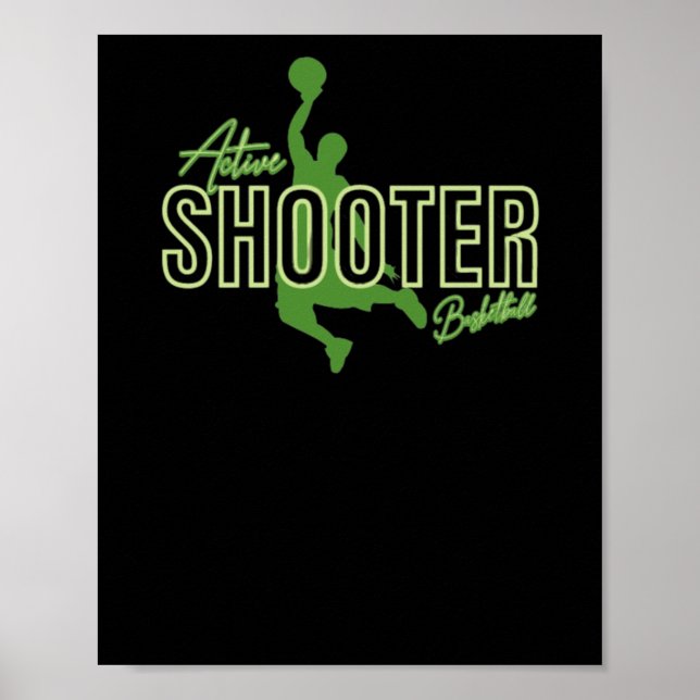 Active Shooter Basketball. 2  Poster (Front)