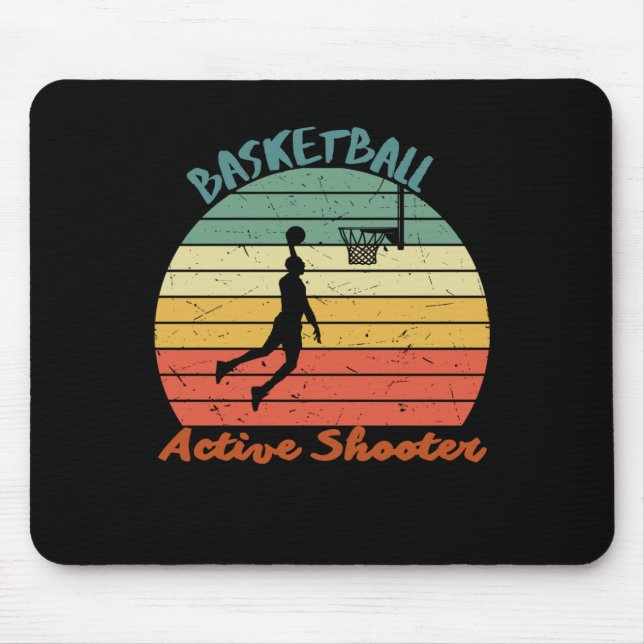 Active Shooter Basketball 8  Mouse Pad (Front)
