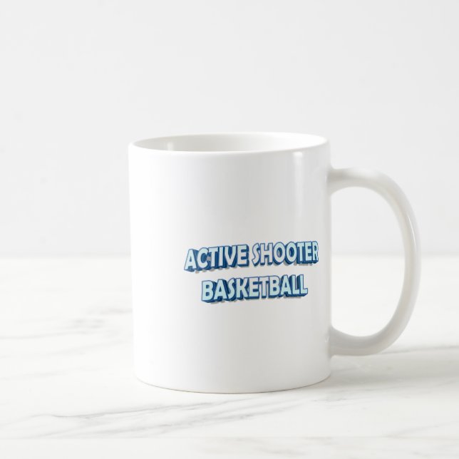 Active Shooter Basketball  Coffee Mug (Right)