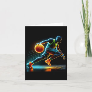 Active Shooter Basketball Customisable Design For Card