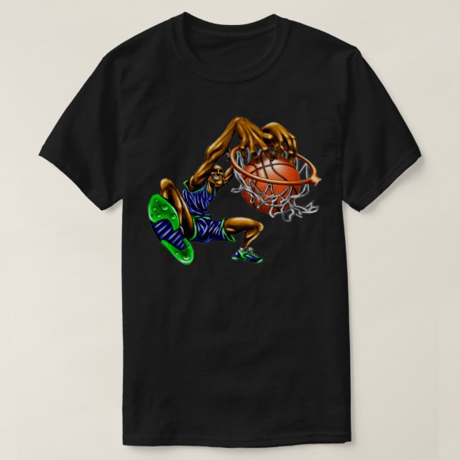 Active Shooter Basketball Sticker 4 T-Shirt (Design Front)