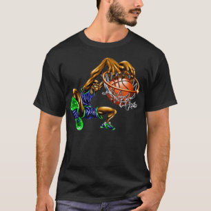 Active Shooter Basketball Sticker 4 T-Shirt