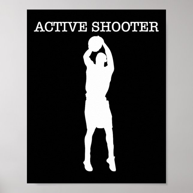 Active Shooter Bysketbyll Lovers  Poster (Front)