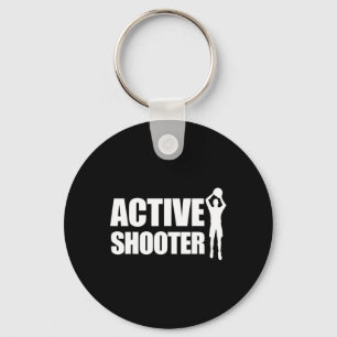 Active Shooter Bysketbyll Player Bysketbyll Active Key Ring
