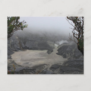 Active Volcano, Bandung Indonesia Postcard