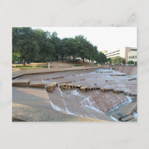 Active Water Pool - Fort Worth Water Garden # 6 Postcard