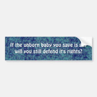 activism sarcasm bumper sticker