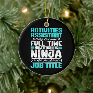 Activities Assistant Job Title Profession Skills Ceramic Ornament