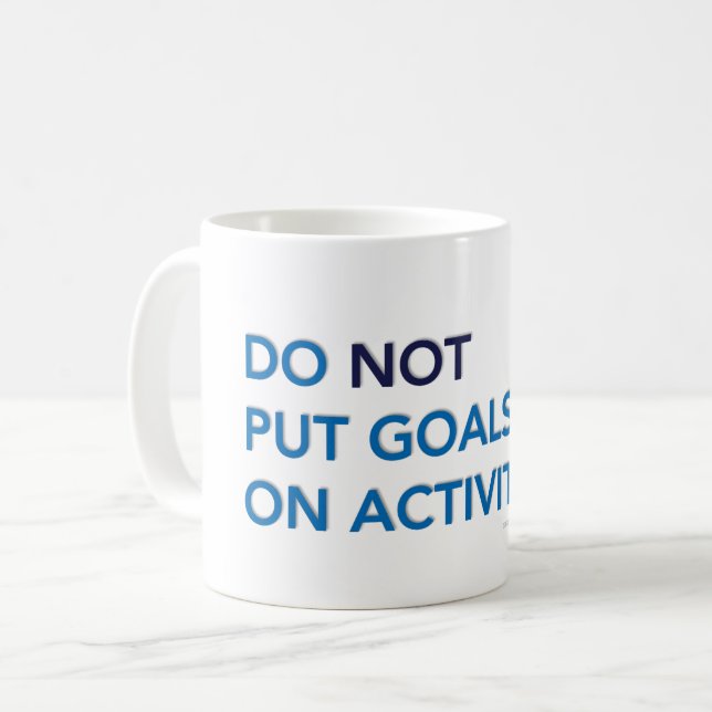 Activities Reminder Mug (Front Left)