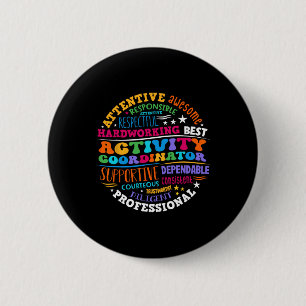 Activity Coordinator Istant Squad Professionals We 6 Cm Round Badge