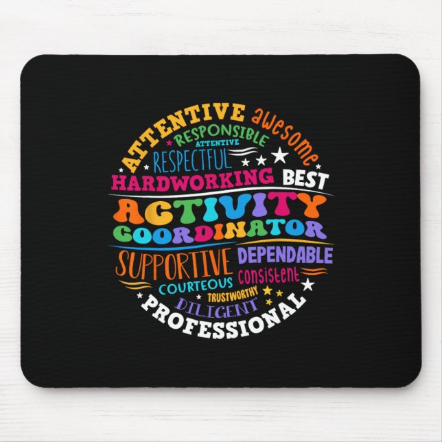 Activity Coordinator Istant Squad Professionals We Mouse Pad (Front)
