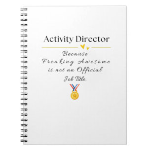 Activity Director Notebook
