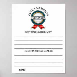 ACTIVITY SHEETS for Binder and Family Reunions Poster