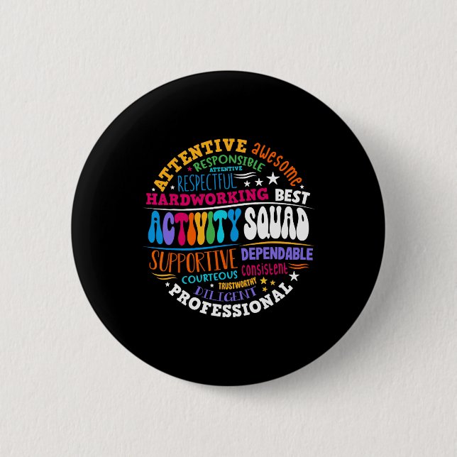 Activity Squad Istant Team Professionals Week Dire 6 Cm Round Badge (Front)