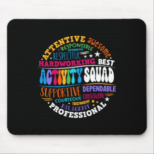Activity Squad Istant Team Professionals Week Dire Mouse Pad
