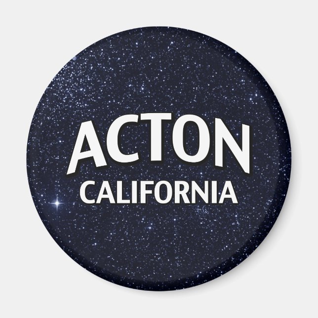 Acton California Magnet (Front)