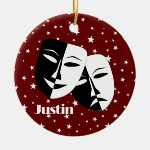Actor Acting Theatre Design Ceramic Ornament