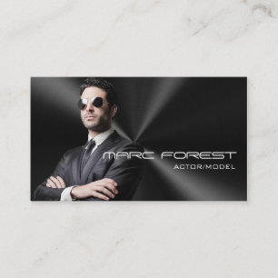 Actor Actress Model Headshot Filming Theatre Business Card