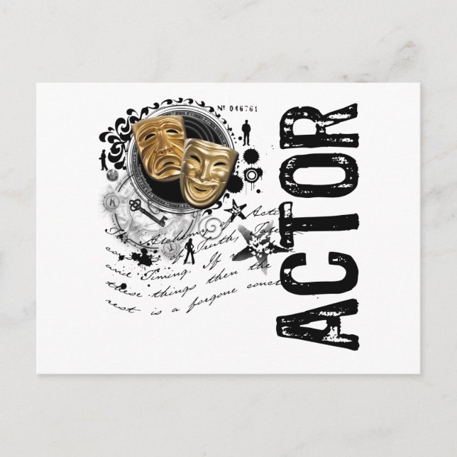Actor Alchemy of Acting Postcard (Front)