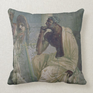 Actor and Mask, from the House of the Tragic Poet, Cushion